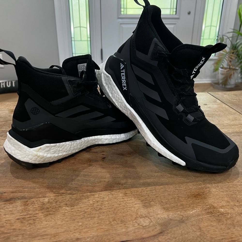 Adidas Terrex Black and White Hiking Boots - Picture 2 of 5